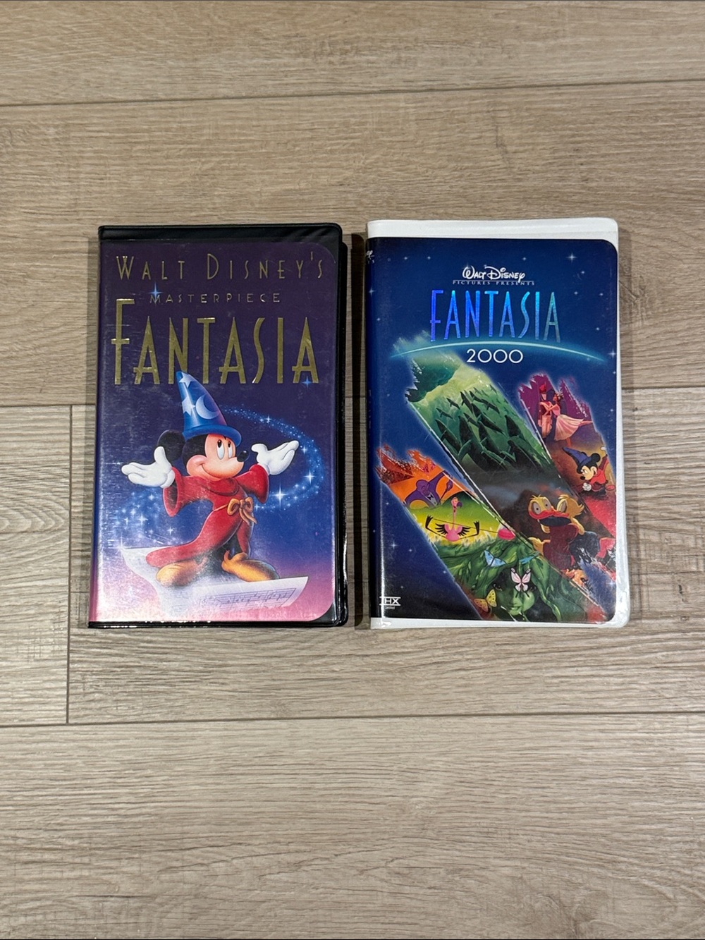 Disney Fantasia & Fantasia 2000 VHS Set - Blue